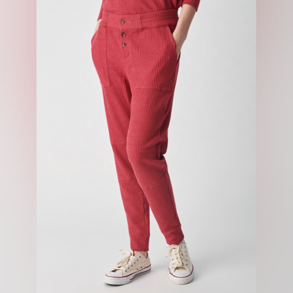 Faherty Waffle Jogger Pants